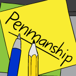 Penmanship podcast draft logo #3