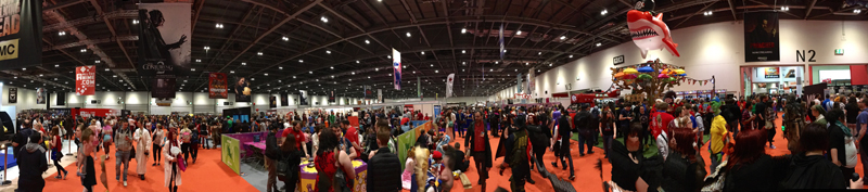London Comic Con event 2016 panorama