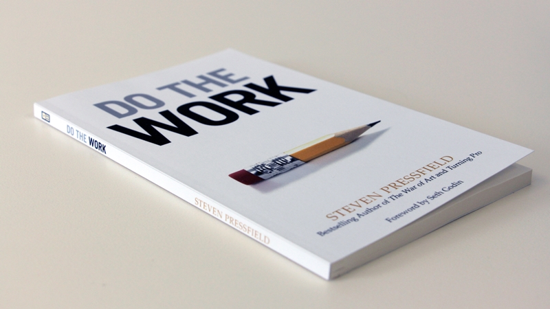 Book cover: Steven Pressfield - "Do the Work"