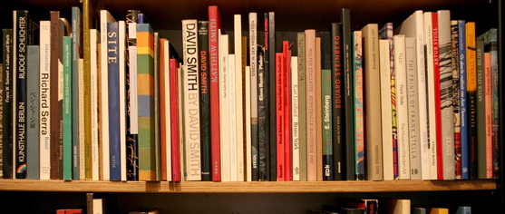 Second-hand books on shelf