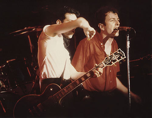 The Clash 1980 Mick Jones, Joe Strummer, Tower Theater, Philadelphia, 1980 