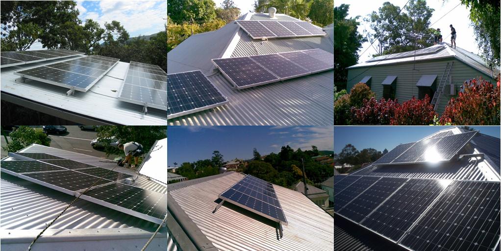 Examples of Local Power solar PV installations Brisbane 2008