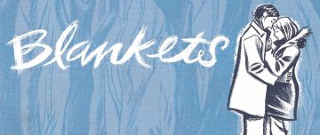 Blankets title blue
