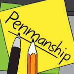 Penmanship podcast draft logo #4