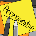 Penmanship podcast draft logo #1