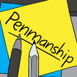 Penmanship podcast draft logo #2