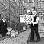 High-resolution War on Drugs comic artwork - for republication - page 1.