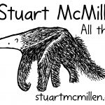 Stuart McMillen anteater cartoon. All things. stuartmcmillen.com URL