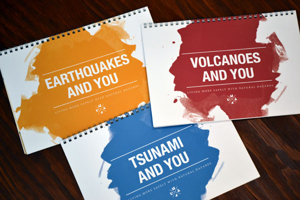Natural Hazards by Geoscience Australia booklets about earthquakes, volcanoes and tsunami.