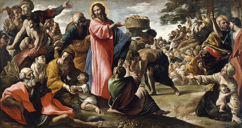Miracle of the Bread and Fish, by Giovanni Lanfranco