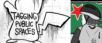 Tagging Public Spaces - thumbnail for comic about billboards