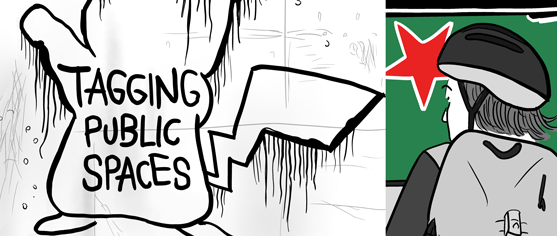 Tagging Public Spaces - thumbnail for comic about billboards