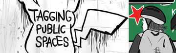 Tagging Public Spaces - thumbnail for comic about billboards
