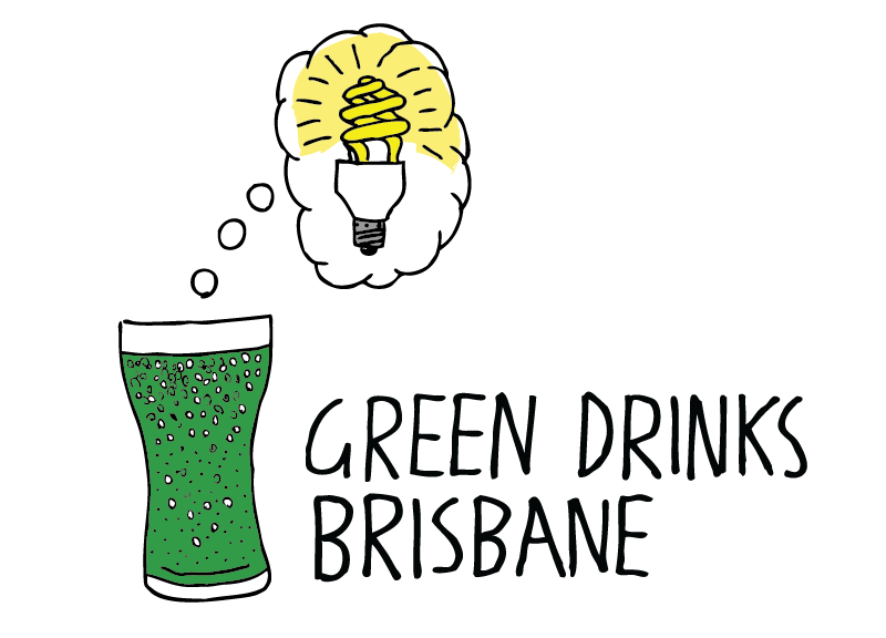 Green Drinks Brisbane logo