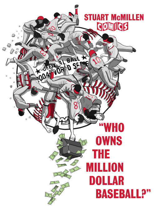 Who Owns the Million Dollar Baseball? by Stuart McMillen. Parody of 