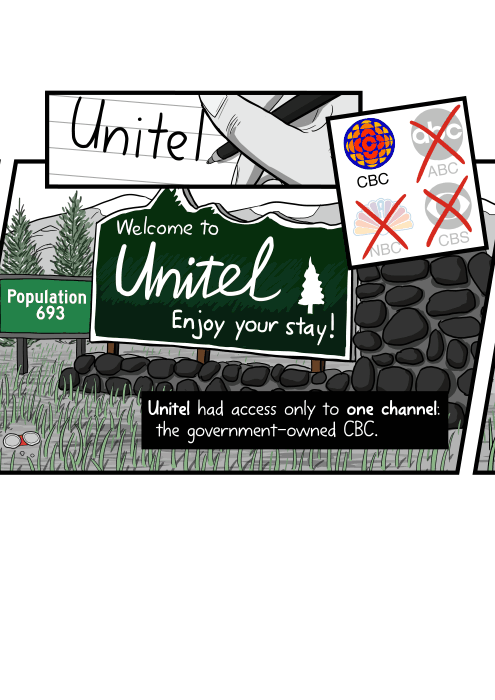 Unitel had access only to one channel: the government-owned CBC.