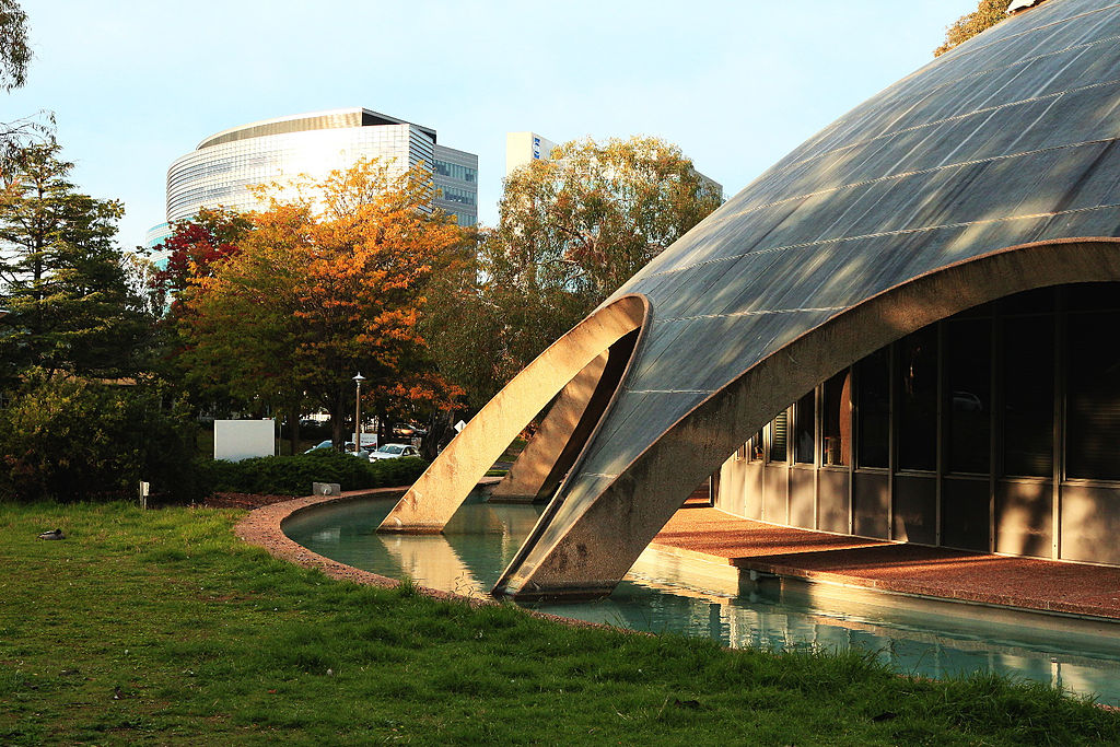 Late afternoon photo of Shine Dome at ANU, Canberra