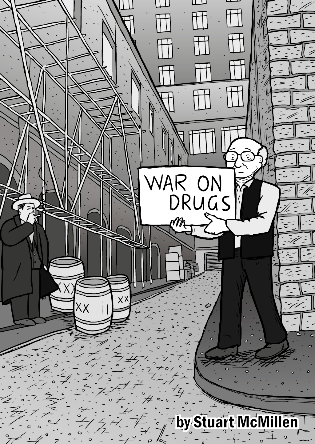 War on Drugs comic book cover artwork
